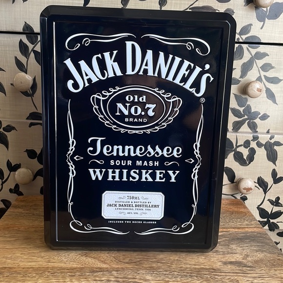 🖤JACK DANIEL’S Tin Container - Picture 1 of 5